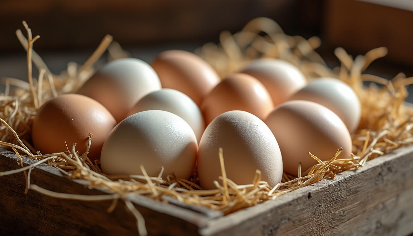 découvrez les bienfaits des œufs de poules élevées en plein air. profitez d'une qualité incomparable, d'une saveur authentique et d'une nutrition optimale. optez pour des œufs issus d'une élevage respectueux du bien-être animal.