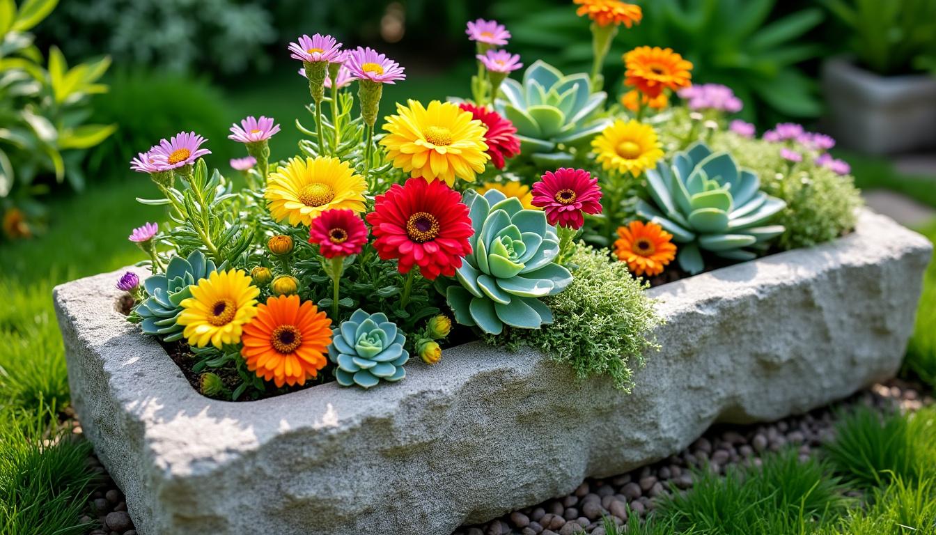 découvrez les meilleures combinaisons de plantes à essayer dans une auge en pierre pour embellir votre jardin. ce guide vous aidera à choisir les végétaux adaptés à ce type de jardinière, en prenant en compte leurs besoins en lumière et en eau. optez pour des harmonies florales et des associations réussies pour un espace extérieur unique.