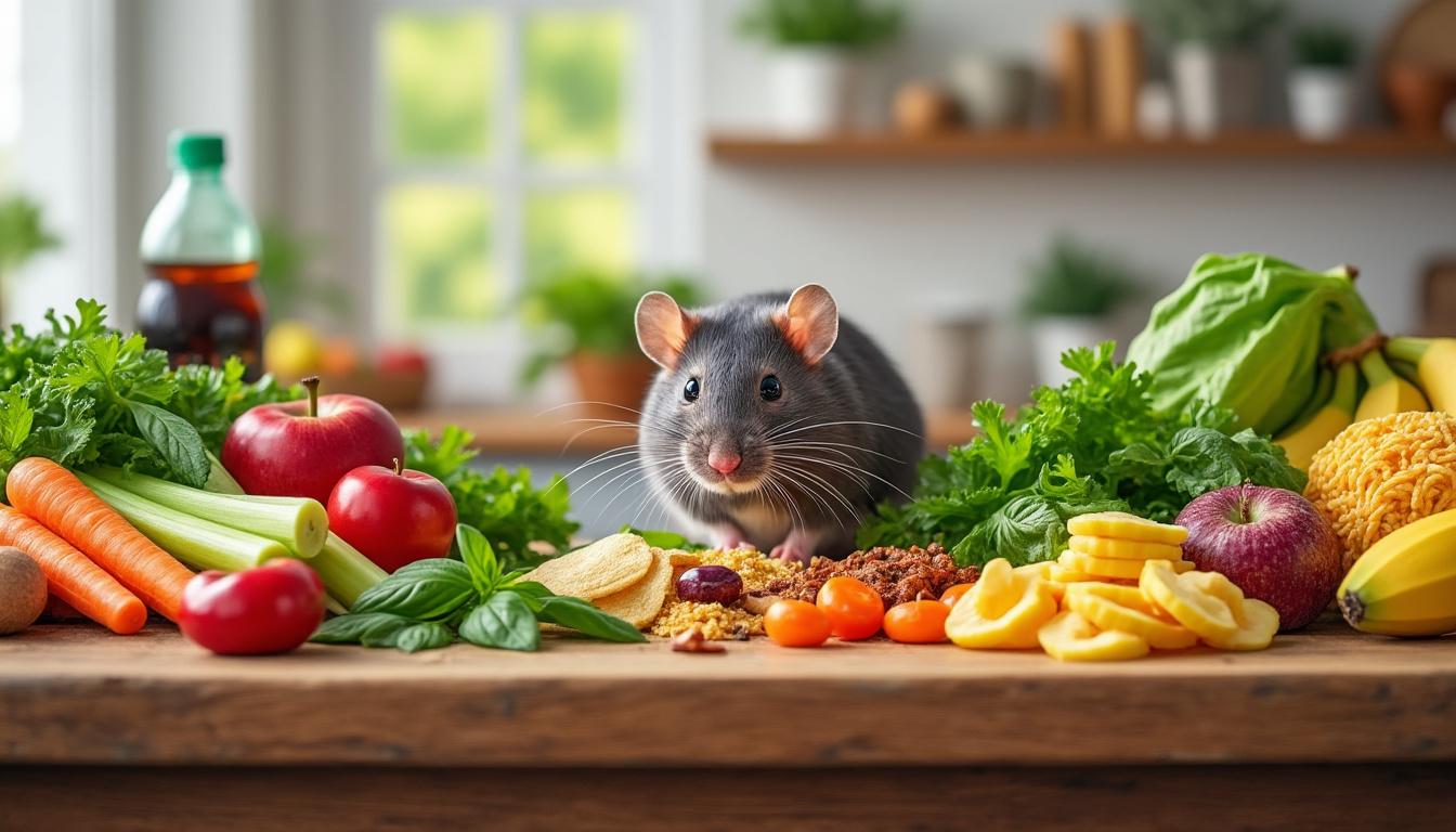 découvrez tout ce qu'il faut savoir sur l'alimentation des rats : des friandises savoureuses aux aliments de base essentiels. apprenez à nourrir votre petit compagnon pour assurer sa santé et son bien-être.