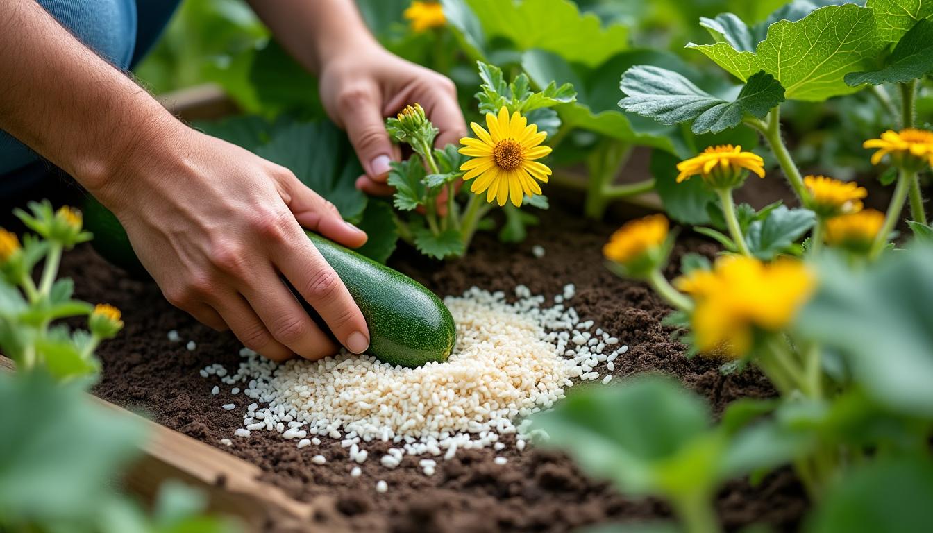 découvrez pourquoi mettre du riz au pied des courgettes est une méthode écologique, naturelle et efficace pour améliorer vos cultures de courgettes au jardin.