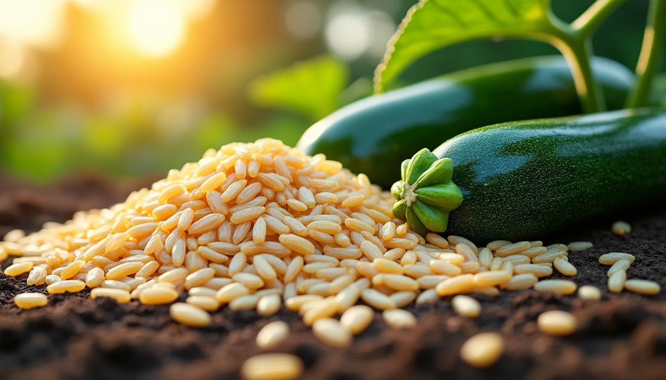 découvrez pourquoi placer du riz au pied des courgettes peut booster leur croissance, améliorer le sol et protéger vos plantes naturellement au jardin.