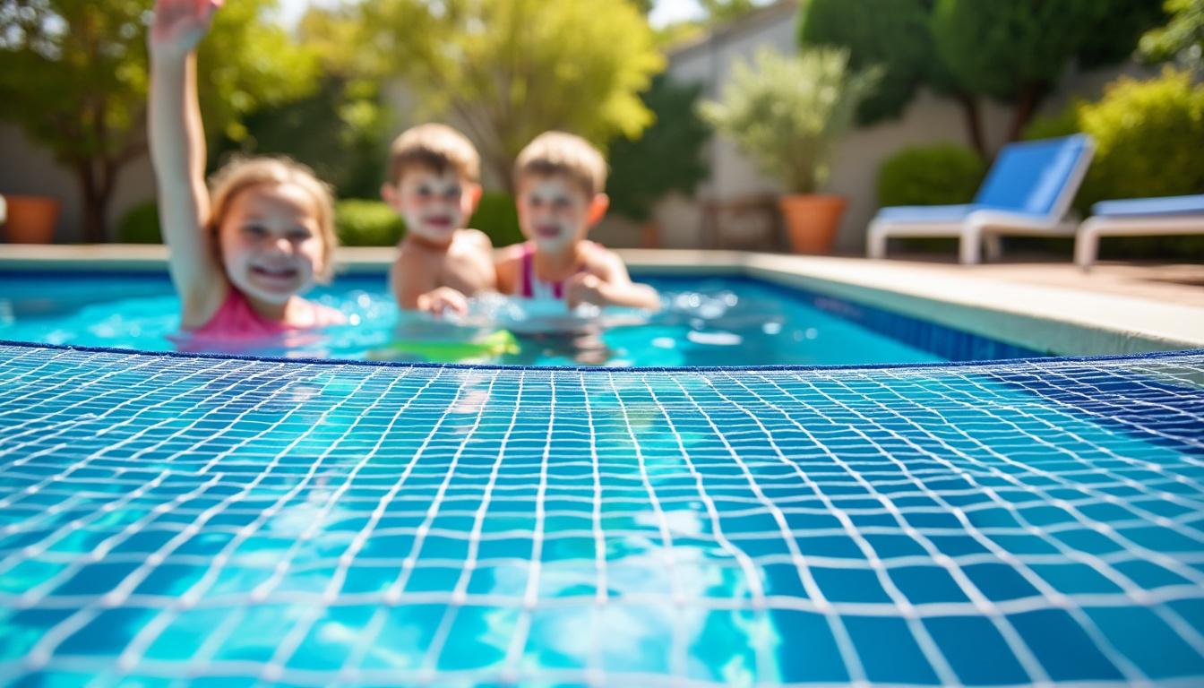 assurez la sécurité de vos enfants avec un filet de sécurité de piscine : une solution efficace et un investissement incontournable pour prévenir les accidents.