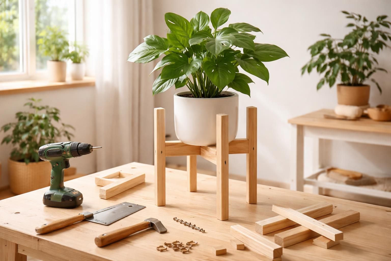 apprenez à fabriquer facilement votre porte plante scandinave en quelques étapes simples pour ajouter une touche naturelle et élégante à votre intérieur.