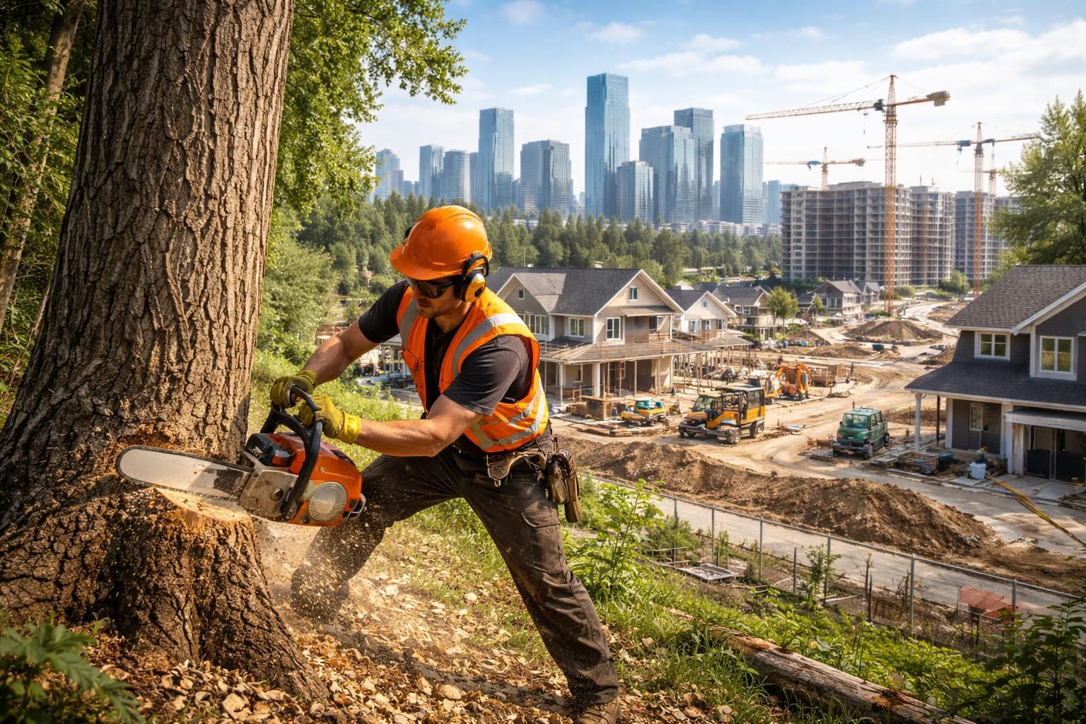 découvrez comment l'invention des tronçonneuses a été motivée par la nécessité de gérer la croissance démographique et l'expansion urbaine, facilitant ainsi la gestion forestière et le développement des infrastructures.