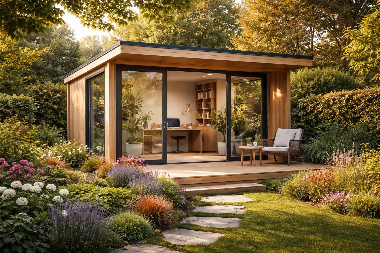 découvrez comment installer un chalet de jardin habitable sans permis de construire pour créer un espace de travail à domicile confortable et fonctionnel.