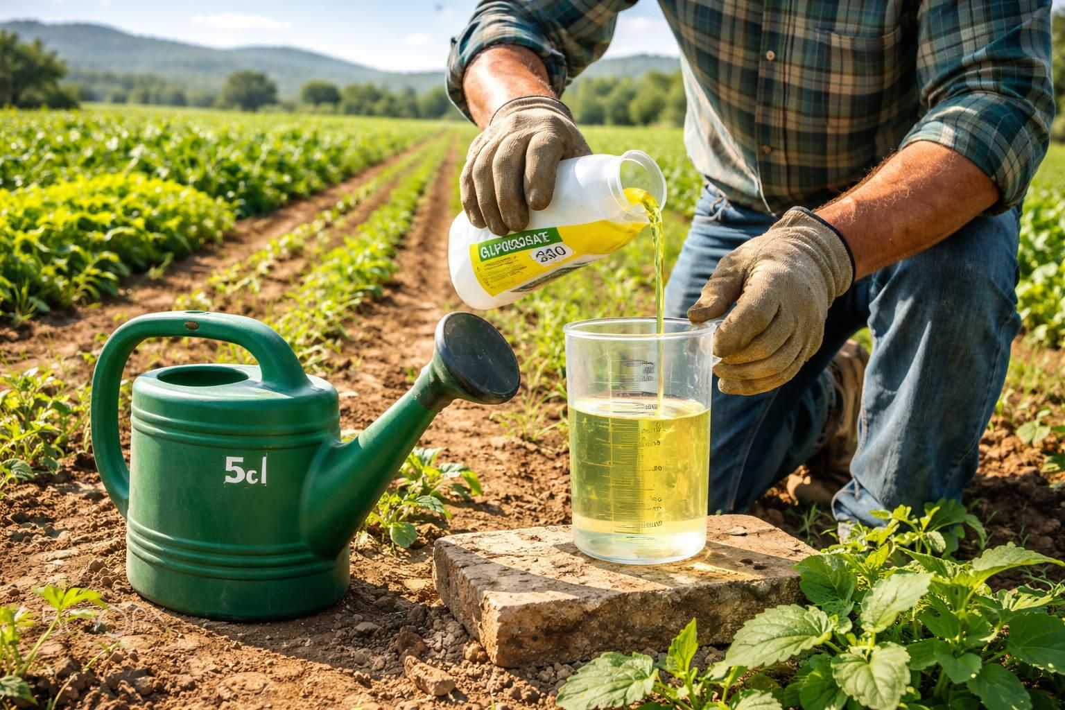 apprenez à ajuster précisément le dosage du glyphosate 360 pour 5 litres d'eau selon les caractéristiques spécifiques de votre terrain afin d'optimiser l'efficacité du traitement.