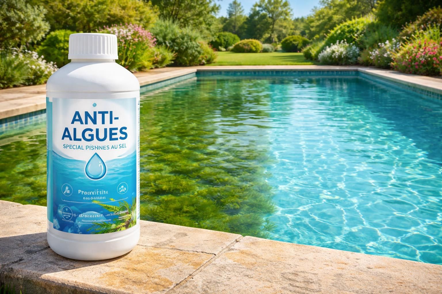 découvrez pourquoi les anti-algues sont indispensables pour maintenir la propreté et la clarté de votre piscine au sel, en prévenant efficacement la formation des algues.