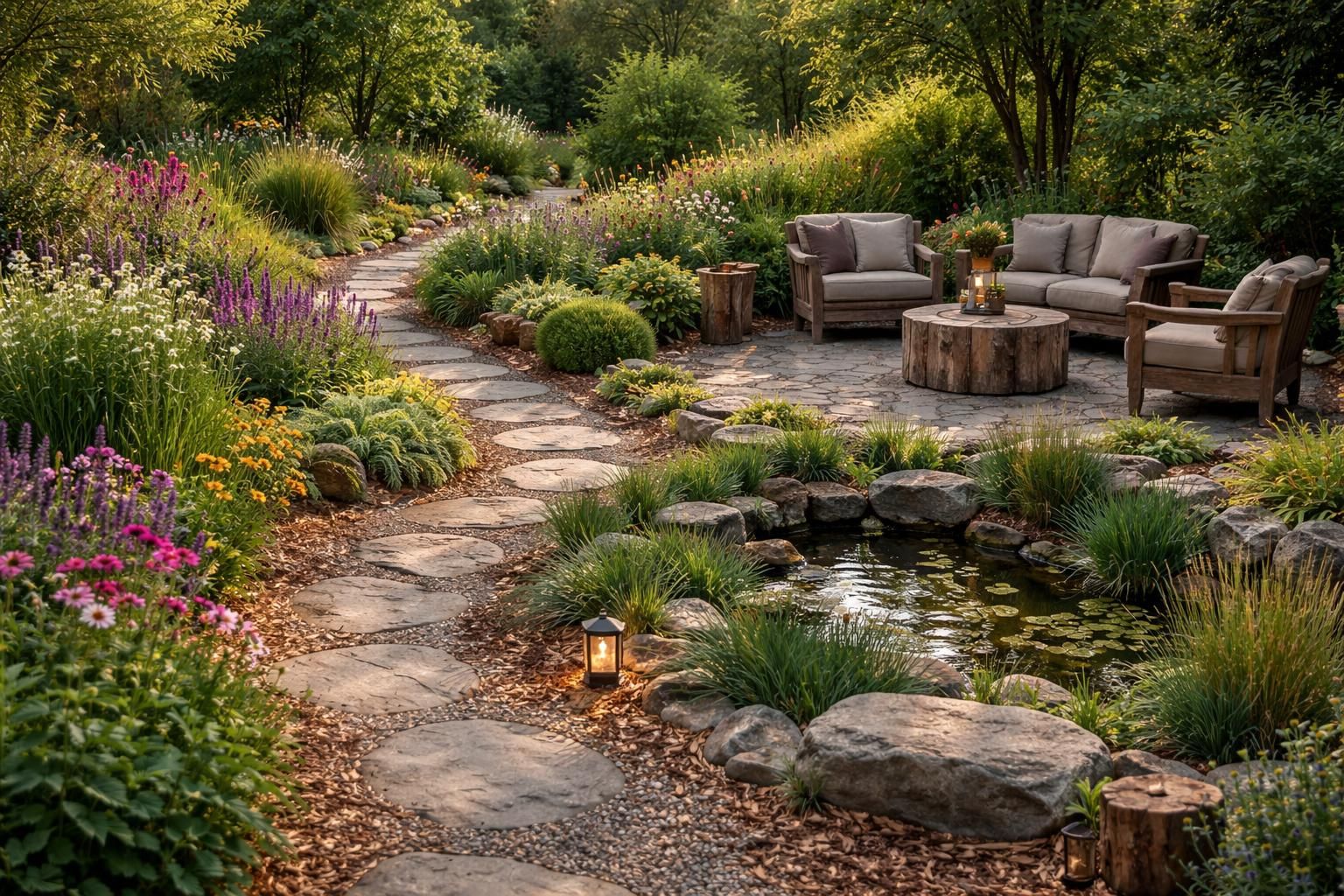 découvrez des idées d'aménagement de jardin sans gazon pour créer un espace naturel, esthétique et facile d'entretien. suivez notre guide complet pour un décor extérieur harmonieux et écologique.