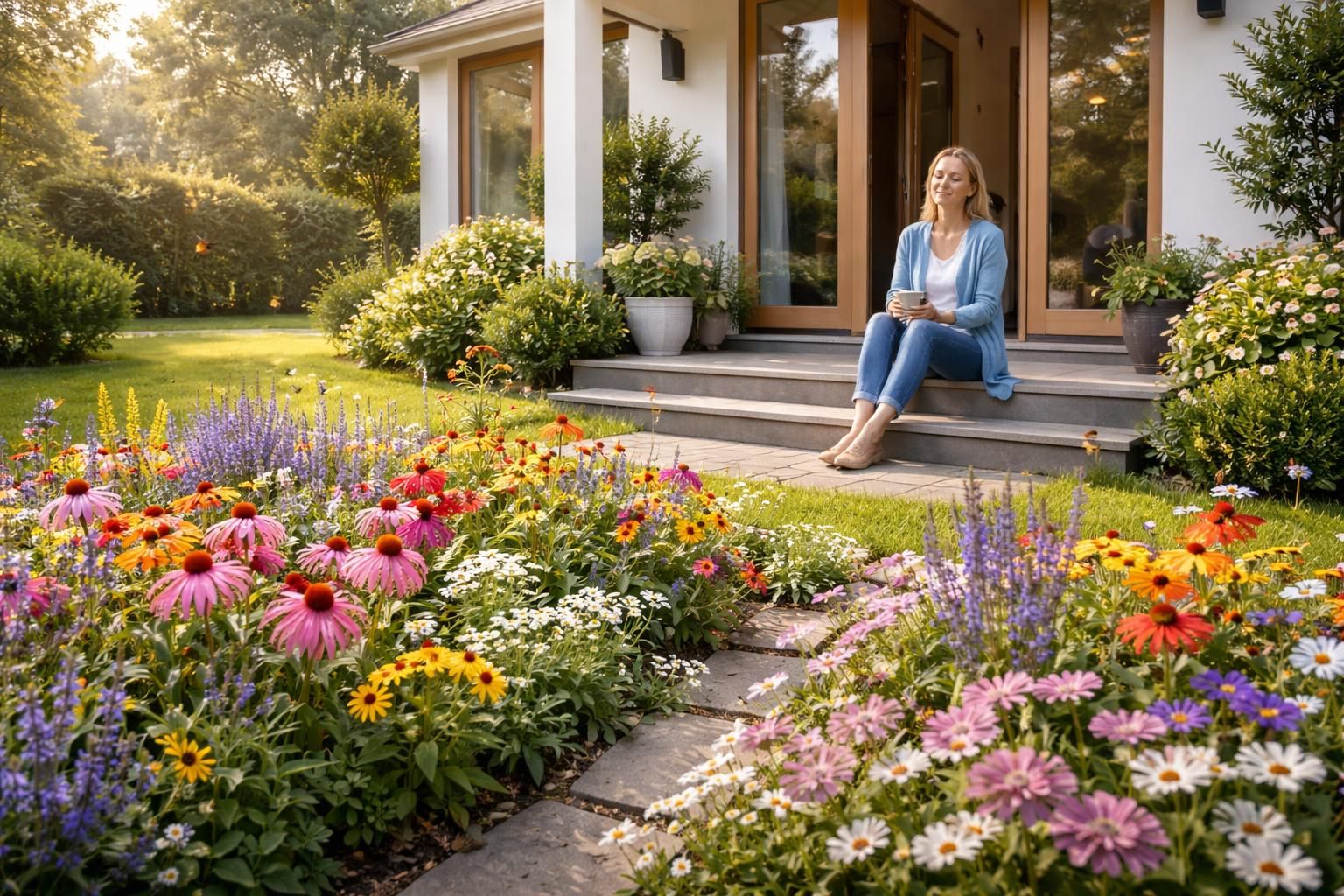 découvrez comment un parterre de fleurs devant la maison peut améliorer votre bien-être en apportant beauté, sérénité et une connexion avec la nature.