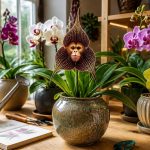 apprenez à cultiver facilement votre propre dracula simia, l'orchidée singe, chez vous grâce à nos conseils pratiques et astuces d'entretien.