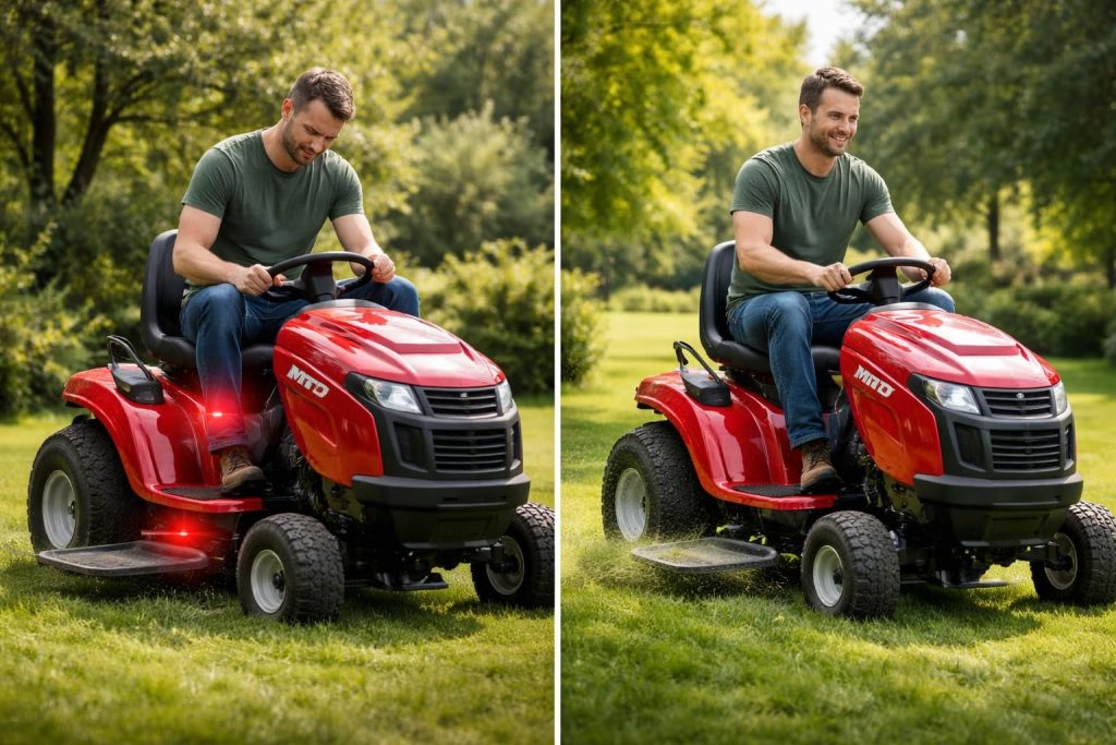 découvrez les avantages de retirer la sécurité du siège sur les tracteurs de tondeuse mtd, améliorant ainsi le confort et la facilité d'utilisation tout en comprenant les précautions nécessaires.