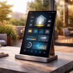 découvrez comment transformer votre galaxy tab en un pupitre terrasse idéal pour la domotique. contrôlez facilement vos équipements connectés samsung avec style et praticité.